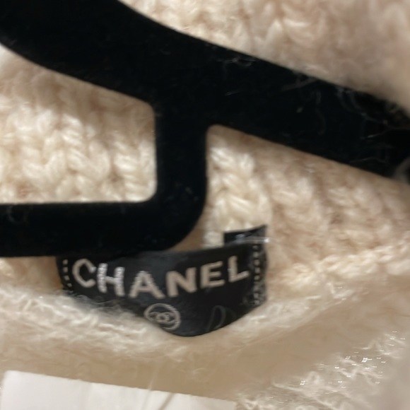 Stunning sheer chanel turtleneck sweater size 38 m/l cashmere blend - Picture 3 of 8